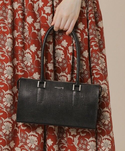 MACKINTOSH LONDON / マッキントッシュ ロンドン  メッセンジャーバッグ・ウエストポーチ | 【Precious12月号】リザード型押しレザーボストンバッグ | 詳細1