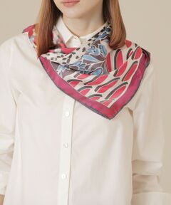 MACKINTOSH LONDON / マッキントッシュ ロンドン  マフラー・ショール・スヌード・ストール | フラワーガーデンスクエアスカーフ