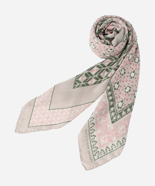 MACKINTOSH LONDON / マッキントッシュ ロンドン  マフラー・ショール・スヌード・ストール | Rattiパネルスカーフ | 詳細4