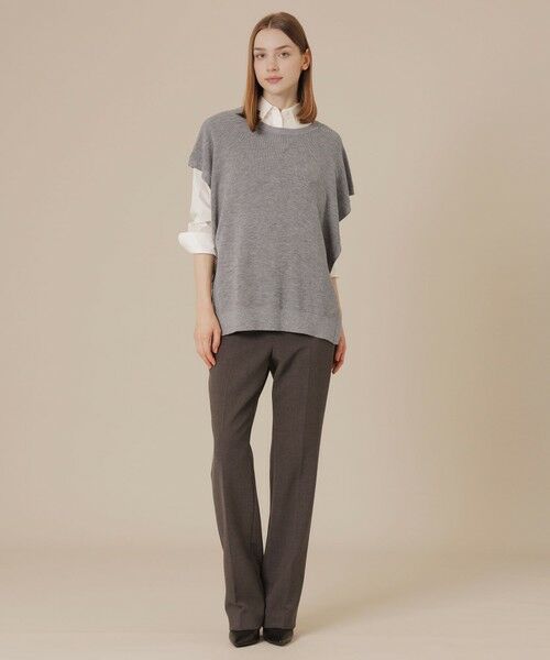 MACKINTOSH LONDON / マッキントッシュ ロンドン  マフラー・ショール・スヌード・ストール | 2WAYストリングウールニットジレ | 詳細3