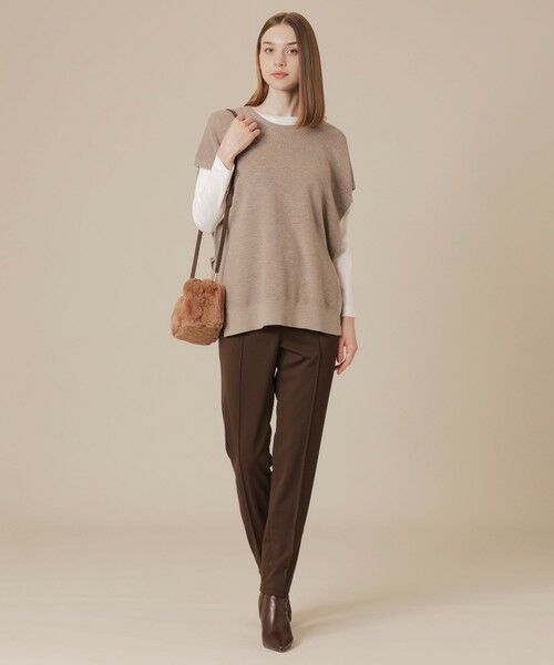 MACKINTOSH LONDON / マッキントッシュ ロンドン  マフラー・ショール・スヌード・ストール | 2WAYストリングウールニットジレ | 詳細4