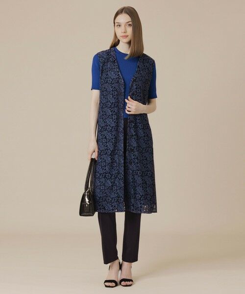 MACKINTOSH LONDON / マッキントッシュ ロンドン  ロング・マキシ丈ワンピース | ボタニカルレースジャンパースカート | 詳細2