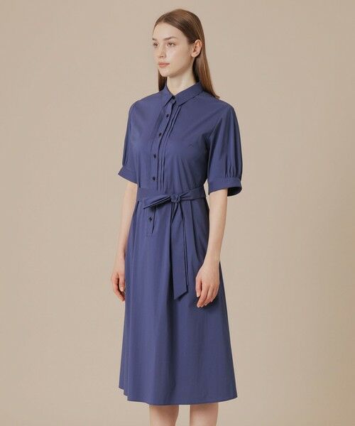 MACKINTOSH LONDON / マッキントッシュ ロンドン  ロング・マキシ丈ワンピース | コットンナイロンストレッチワンピース | 詳細5