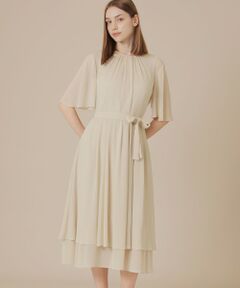 MACKINTOSH LONDON / マッキントッシュ ロンドン  ロング・マキシ丈ワンピース | ポリエステルクレープワンピース