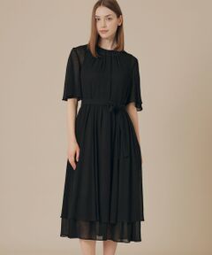 MACKINTOSH LONDON / マッキントッシュ ロンドン  ロング・マキシ丈ワンピース | ポリエステルクレープワンピース