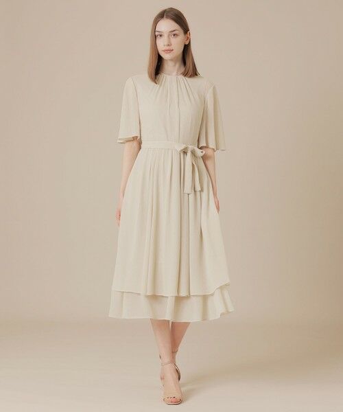 MACKINTOSH LONDON / マッキントッシュ ロンドン ロング・マキシ丈ワンピース | ポリエステルクレープワンピース | 詳細1