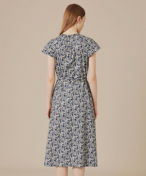 MACKINTOSH LONDON / マッキントッシュ ロンドン ロング・マキシ丈ワンピース | ウェーブプリントワンピース | 詳細7