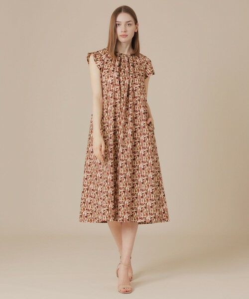 MACKINTOSH LONDON / マッキントッシュ ロンドン ロング・マキシ丈ワンピース | ウェーブプリントワンピース | 詳細2