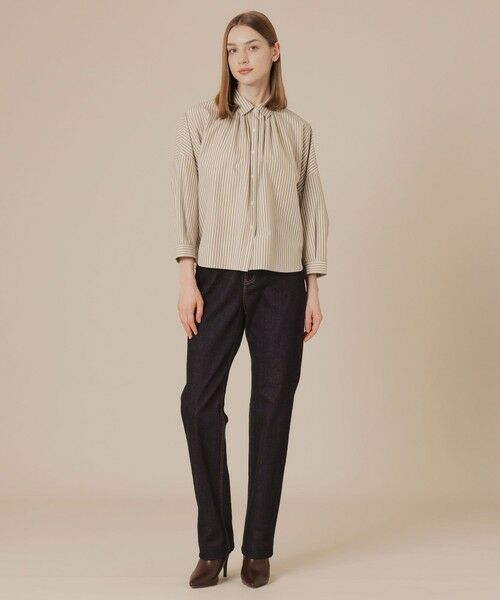 MACKINTOSH LONDON / マッキントッシュ ロンドン  シャツ・ブラウス | コットンストライプドルマンシャツ | 詳細3