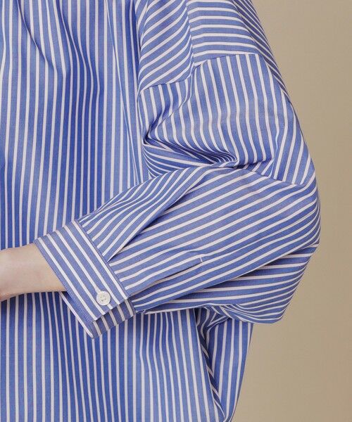 MACKINTOSH LONDON / マッキントッシュ ロンドン  シャツ・ブラウス | コットンストライプドルマンシャツ | 詳細7