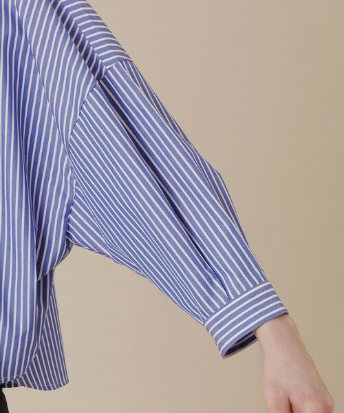 MACKINTOSH LONDON / マッキントッシュ ロンドン  シャツ・ブラウス | コットンストライプドルマンシャツ | 詳細8