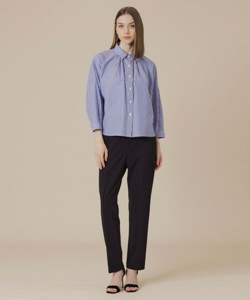 MACKINTOSH LONDON / マッキントッシュ ロンドン  シャツ・ブラウス | コットンストライプドルマンシャツ | 詳細1