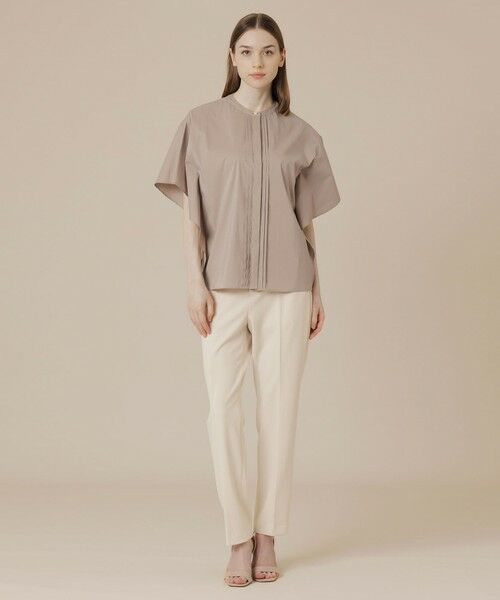 MACKINTOSH LONDON / マッキントッシュ ロンドン  シャツ・ブラウス | コットンナイロンストレッチスリーブデザインブラウス | 詳細3