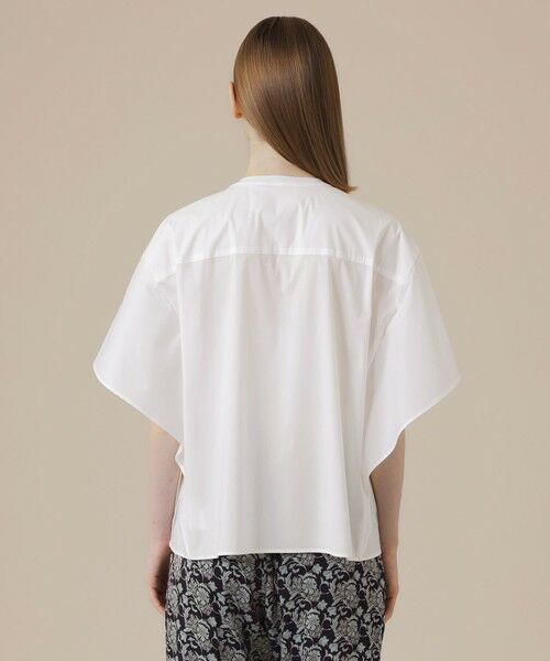 MACKINTOSH LONDON / マッキントッシュ ロンドン  シャツ・ブラウス | コットンナイロンストレッチスリーブデザインブラウス | 詳細6