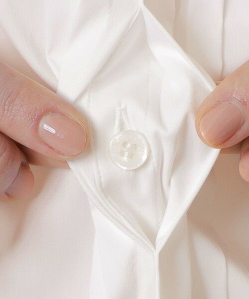 MACKINTOSH LONDON / マッキントッシュ ロンドン  シャツ・ブラウス | コットンナイロンストレッチスリーブデザインブラウス | 詳細8