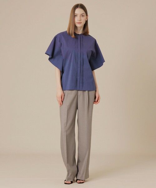 MACKINTOSH LONDON / マッキントッシュ ロンドン  シャツ・ブラウス | コットンナイロンストレッチスリーブデザインブラウス | 詳細2