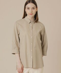 MACKINTOSH LONDON / マッキントッシュ ロンドン  シャツ・ブラウス | コットンストライプチュニックシャツ