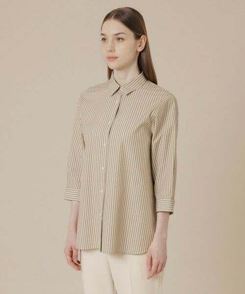 MACKINTOSH LONDON / マッキントッシュ ロンドン  シャツ・ブラウス | コットンストライプチュニックシャツ | 詳細5