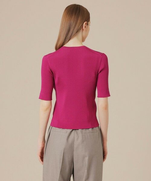 MACKINTOSH LONDON / マッキントッシュ ロンドン  ニット・セーター | ブライトレーヨンニットプルオーバー | 詳細8