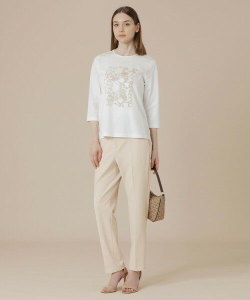 MACKINTOSH LONDON / マッキントッシュ ロンドン  カットソー | 【BIBURY FLOWER】シルエットバイブリープリントＴシャツ | 詳細2