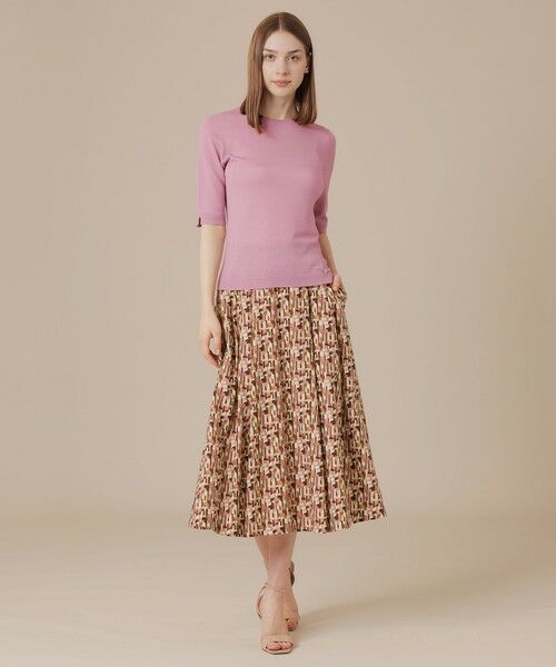 MACKINTOSH LONDON / マッキントッシュ ロンドン  ロング・マキシ丈スカート | ウェーブプリントスカート | 詳細1