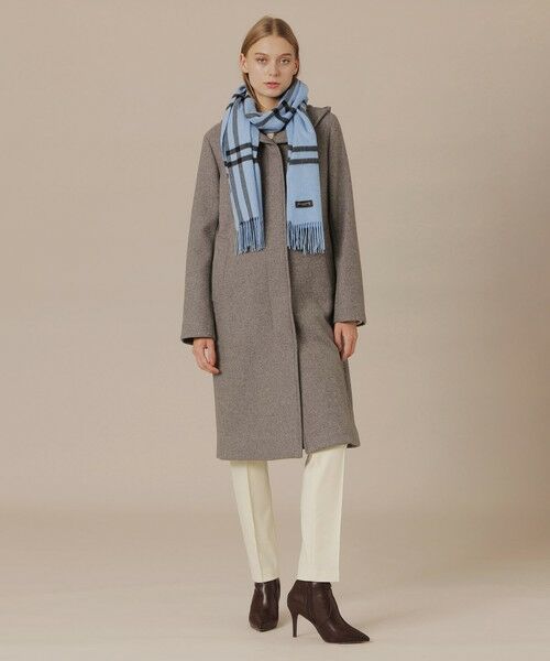 MACKINTOSH LONDON / マッキントッシュ ロンドン  マフラー・ショール・スヌード・ストール | 【Precious12月号】Wウィンドペンカシミヤストール | 詳細6