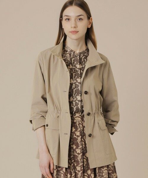MACKINTOSH LONDON/マッキントッシュ ロンドン コットンナイロンエンザイムシャンブレーコート ベージュ 40 MACKINTOSH LONDON/マッキントッシュ ロンドン コットンナイロンエンザイムシャンブレーコート ベージュ 40