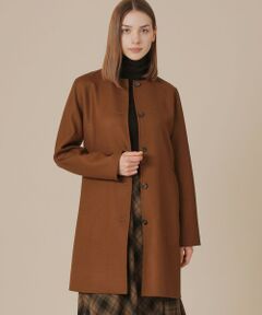 MACKINTOSH LONDON / マッキントッシュ ロンドン  その他アウター | ライトウールリバーノーカラーコート