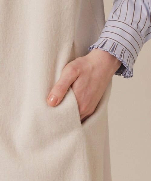 MACKINTOSH LONDON / マッキントッシュ ロンドン  ノーカラージャケット | スライトラスターストレッチシャギーコンビジレ | 詳細7