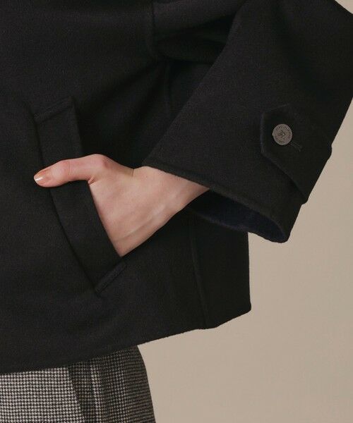 MACKINTOSH LONDON / マッキントッシュ ロンドン  ノーカラージャケット | 【WEB・一部店舗限定】【ROSLEY/ロズリー】カシミヤブレンドウールリバーノーカラーコート | 詳細6