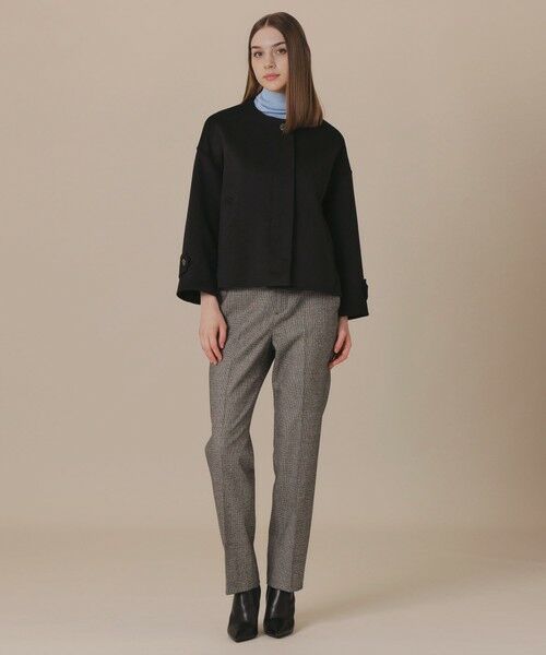 MACKINTOSH LONDON / マッキントッシュ ロンドン  ノーカラージャケット | 【WEB・一部店舗限定】【ROSLEY/ロズリー】カシミヤブレンドウールリバーノーカラーコート | 詳細2