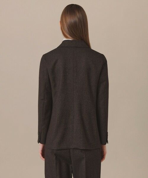 MACKINTOSH LONDON / マッキントッシュ ロンドン  ノーカラージャケット | 【WEB・一部店舗限定】ウールヘアラインストライプジャケット | 詳細4