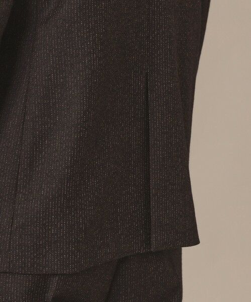 MACKINTOSH LONDON / マッキントッシュ ロンドン  ノーカラージャケット | 【WEB・一部店舗限定】ウールヘアラインストライプジャケット | 詳細6