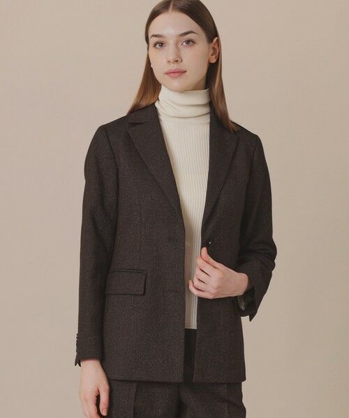 ✨美品✨マッキントッシュロンドン ウールコート ブラウン サイズ38 マッキントッシュ(Mackintosh) ウール レディースジャケット