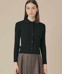 MACKINTOSH LONDON / マッキントッシュ ロンドン  ニット・セーター | クリアーニット衿付きカーディガン