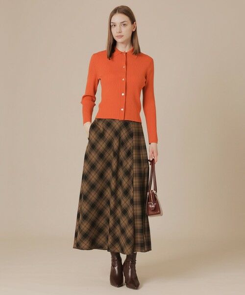 MACKINTOSH LONDON / マッキントッシュ ロンドン ニット・セーター | クリアーニット衿付きカーディガン | 詳細7