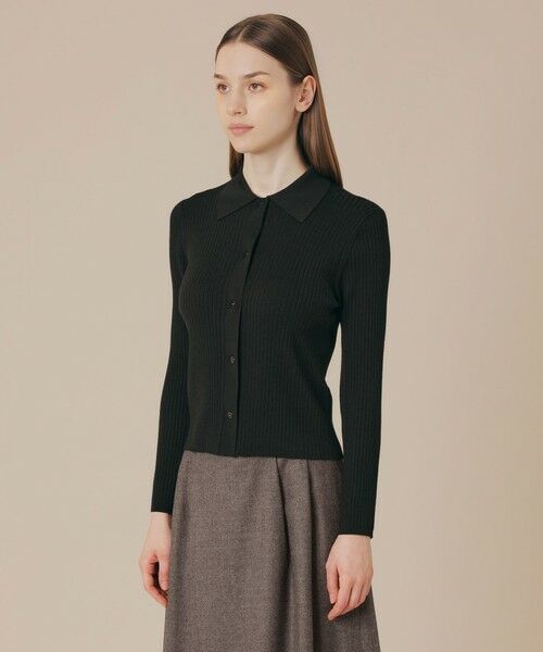 MACKINTOSH LONDON / マッキントッシュ ロンドン ニット・セーター | クリアーニット衿付きカーディガン | 詳細9