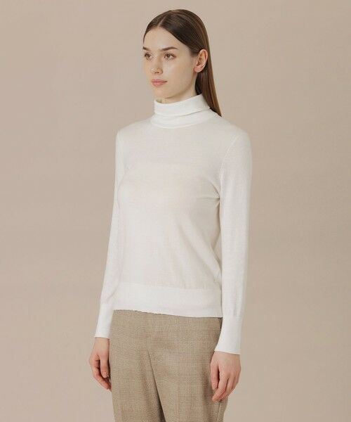 MACKINTOSH LONDON / マッキントッシュ ロンドン  ニット・セーター | 【SUPER FINE LAB.】メルテッドサウラコットンタートルネックプルオーバー | 詳細6