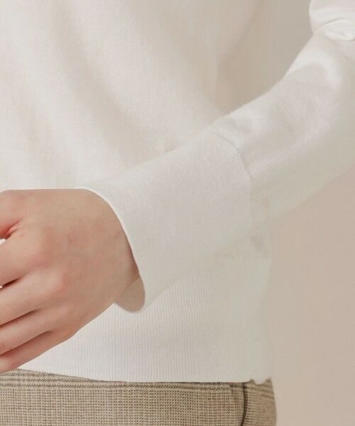 MACKINTOSH LONDON / マッキントッシュ ロンドン  ニット・セーター | 【SUPER FINE LAB.】メルテッドサウラコットンタートルネックプルオーバー | 詳細8