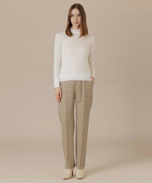 MACKINTOSH LONDON / マッキントッシュ ロンドン  ニット・セーター | 【SUPER FINE LAB.】メルテッドサウラコットンタートルネックプルオーバー | 詳細1