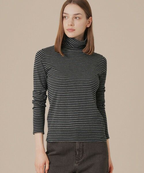 MACKINTOSH LONDON/マッキントッシュ ロンドン 【SUPER FINE LAB.】メルテッドサウラコットンタートルネックプルオーバー ネイビー 38 MACKINTOSH LONDON/マッキントッシュ ロンドン 【SUPER FINE LAB.】メルテッドサウラコットンタートルネックプルオーバー ネイビー 38