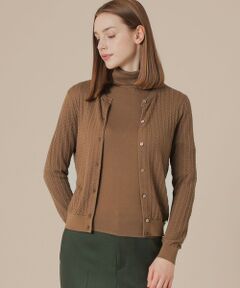 MACKINTOSH LONDON / マッキントッシュ ロンドン  ニット・セーター | クリアニットレーシーカーディガン