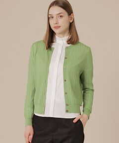 MACKINTOSH LONDON / マッキントッシュ ロンドン  ニット・セーター | クリアニットレーシーカーディガン