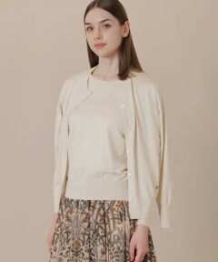 MACKINTOSH LONDON / マッキントッシュ ロンドン  ニット・セーター | 【WEB・一部店舗限定】クリアニットプレーンカーディガン