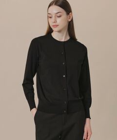 24SS【タグ付✨】マッキントッシュロンドン チェックパターンニット 黒　XL セール】 【LEON掲載】14ゲージウォッシャブルウール