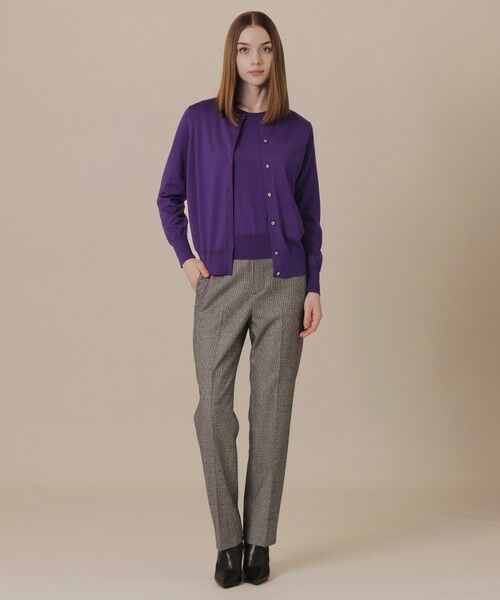 MACKINTOSH LONDON / マッキントッシュ ロンドン  ニット・セーター | 【WEB・一部店舗限定】クリアニットプレーンカーディガン | 詳細5