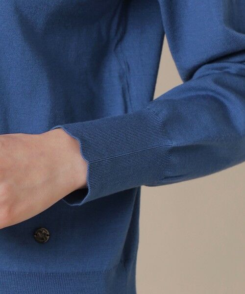 MACKINTOSH LONDON / マッキントッシュ ロンドン  ニット・セーター | 【WEB・一部店舗限定】クリアニットプレーンカーディガン | 詳細9