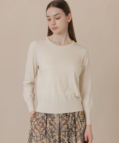 【WEB・一部店舗限定】クリアニットプレーンプルオーバー