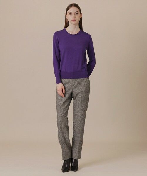 MACKINTOSH LONDON / マッキントッシュ ロンドン  ニット・セーター | 【WEB・一部店舗限定】クリアニットプレーンプルオーバー | 詳細4