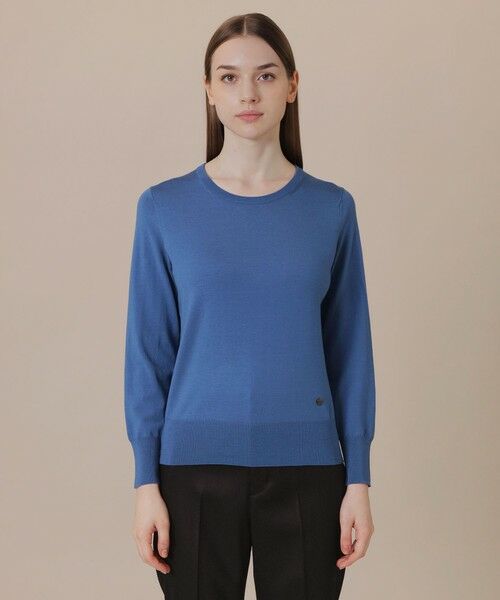 MACKINTOSH LONDON / マッキントッシュ ロンドン  ニット・セーター | 【WEB・一部店舗限定】クリアニットプレーンプルオーバー | 詳細5